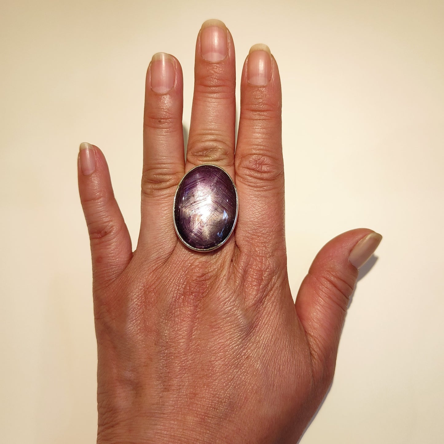 Bague Rubis étoilé
