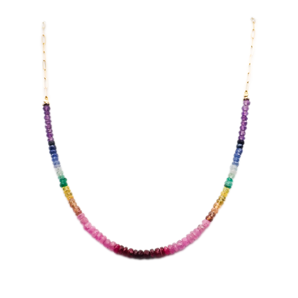 Collier 7 Chakras Dégradé petit