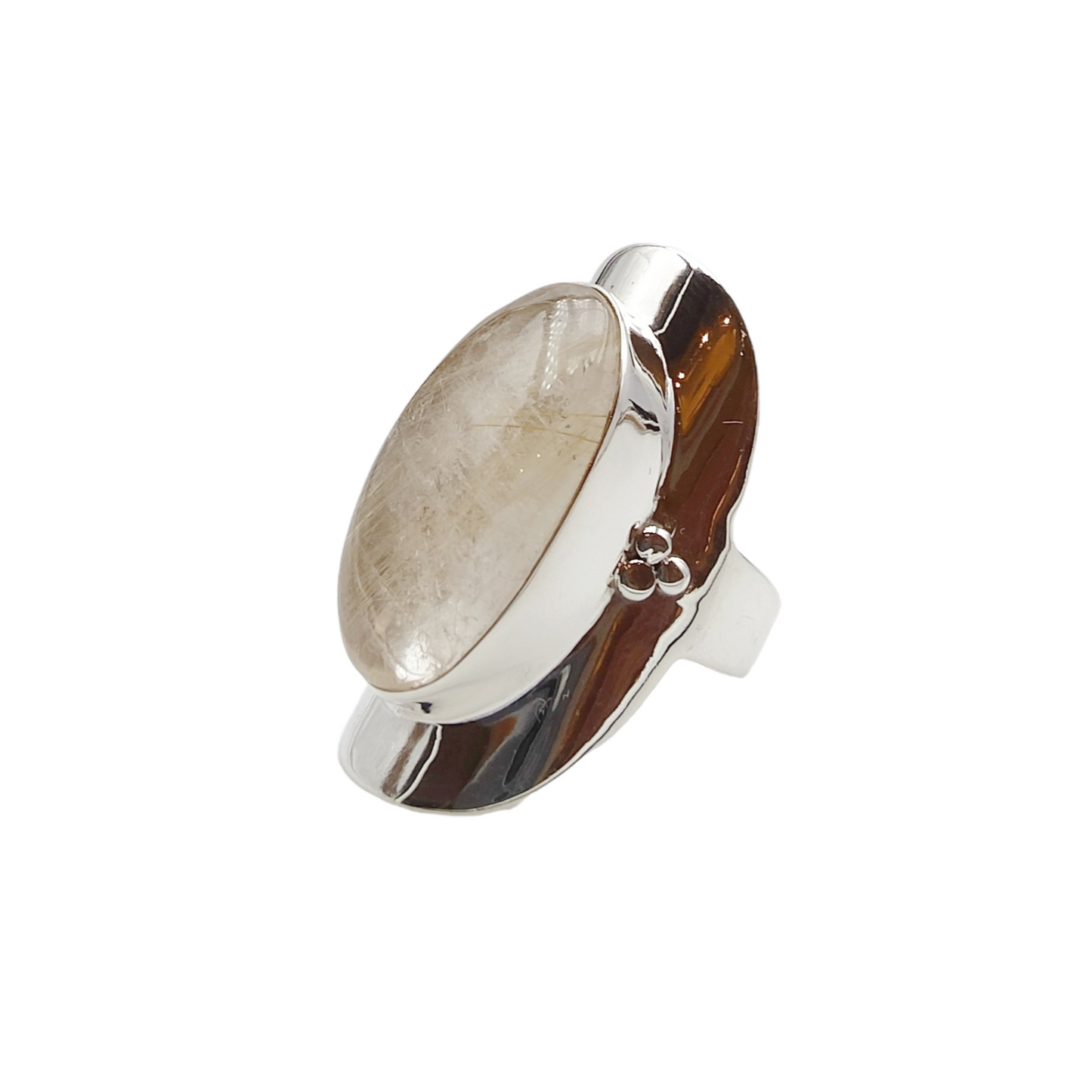 Bague Rutile doré