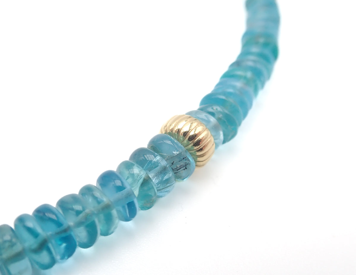 Collier Apatites Or jaune laminé