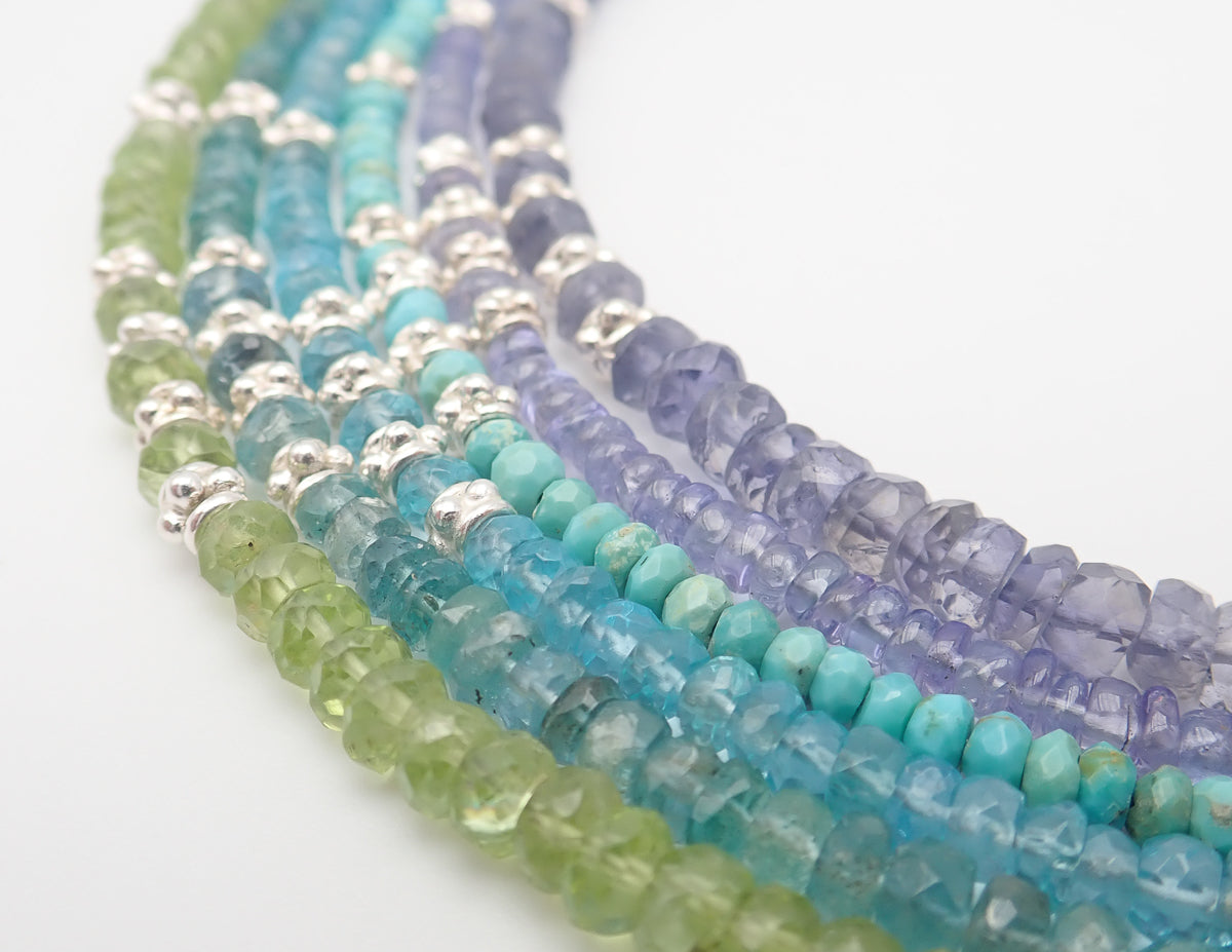 Collier Péridots Argent Petit