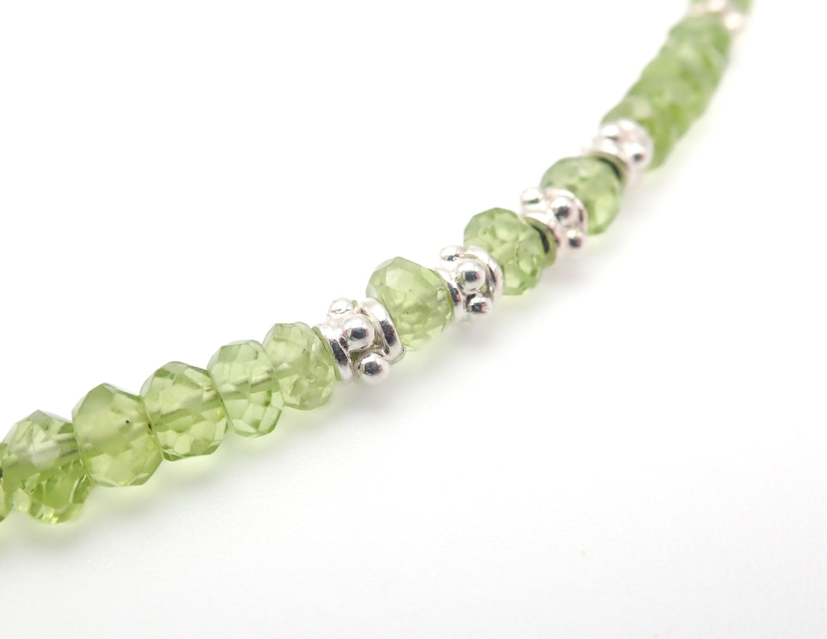 Collier Péridots Argent Petit