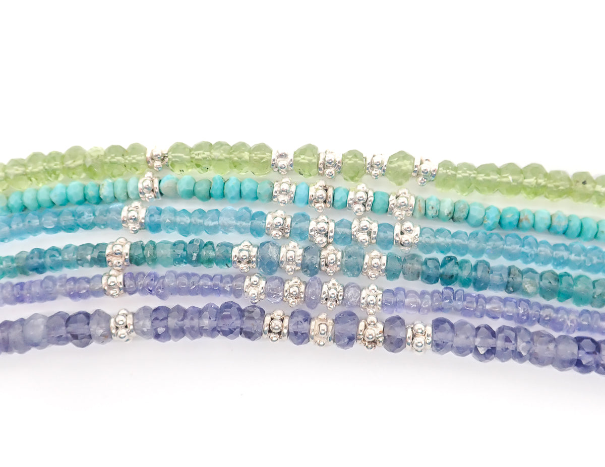 Collier Turquoises Argent Petit
