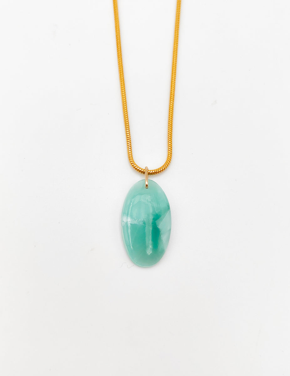 Pendentif Hemimorphite Cristallisée