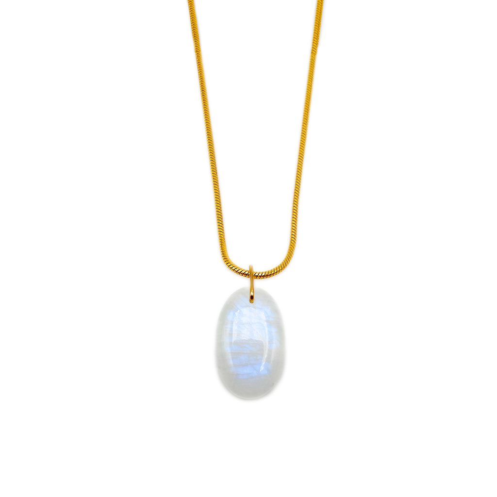 Pendentif Pierre de Lune Arc-en-ciel