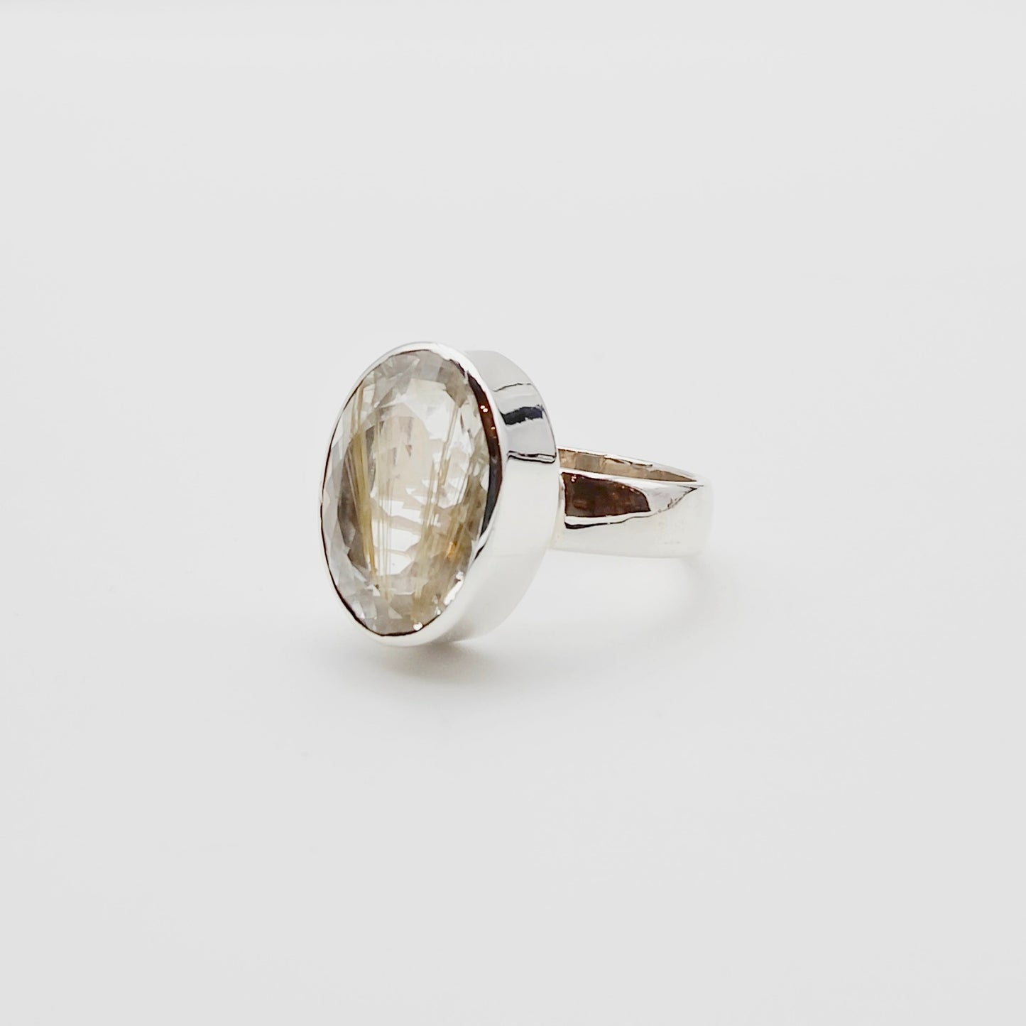 Bague Rutile doré