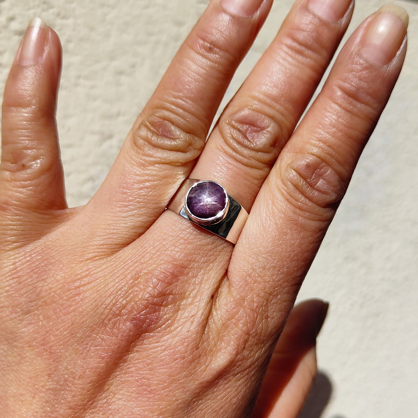 Bague Rubis étoilé