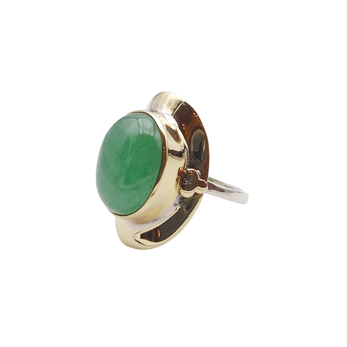 Bague Aventurine cabochon