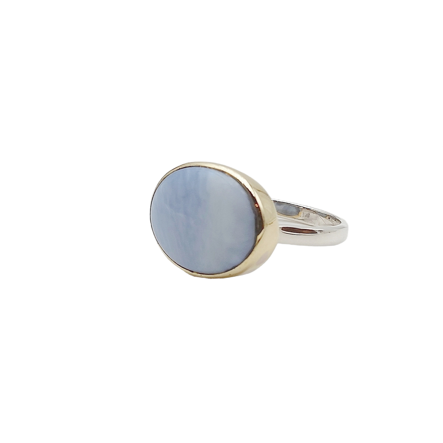 Bague Opale bleue