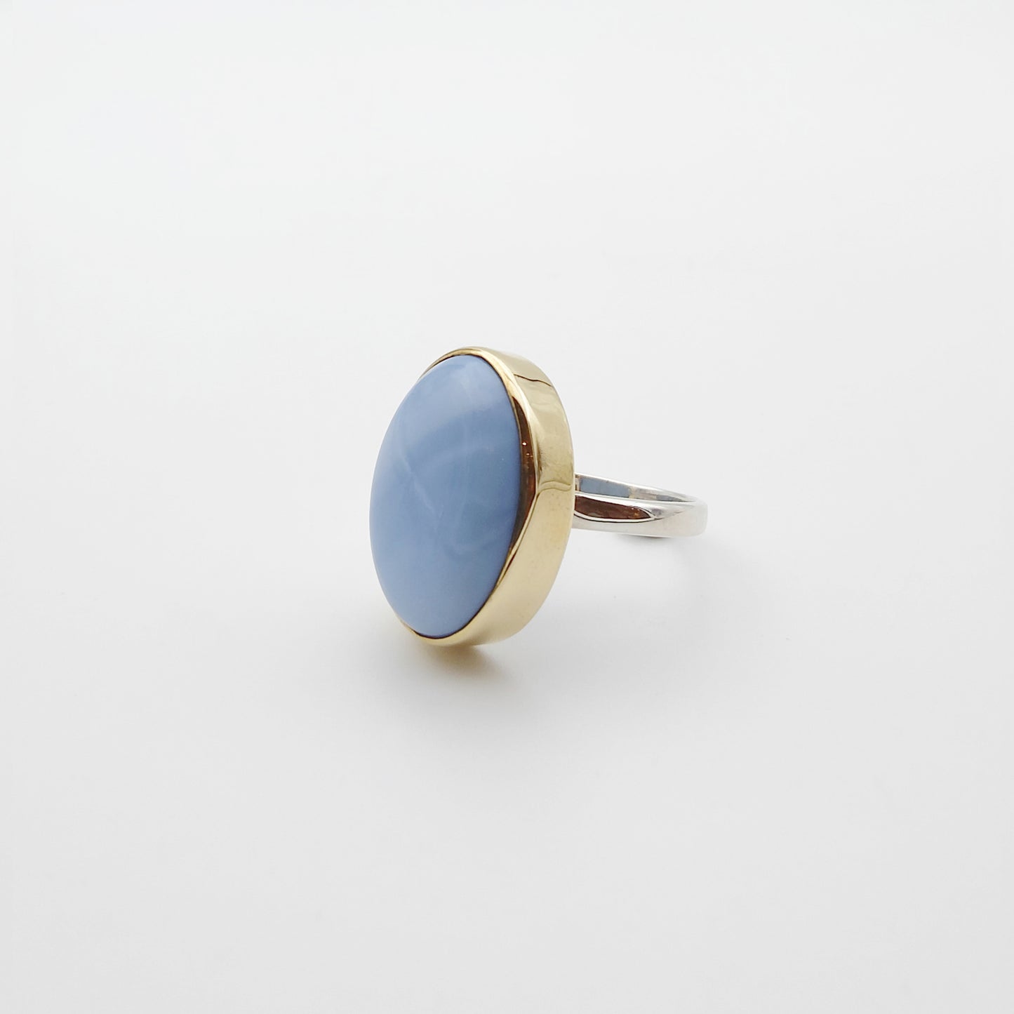 Bague Opale bleue