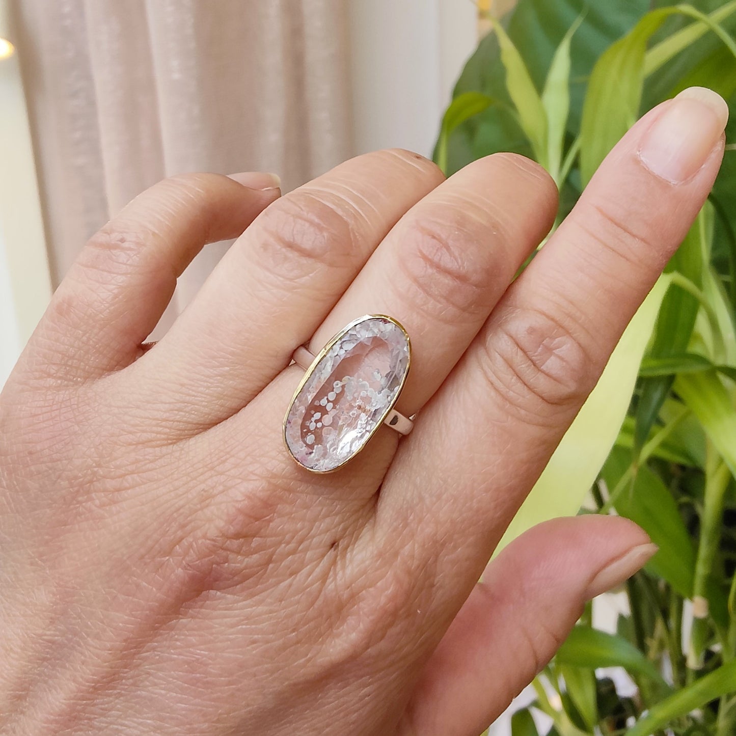 Bague Cristobalite rose