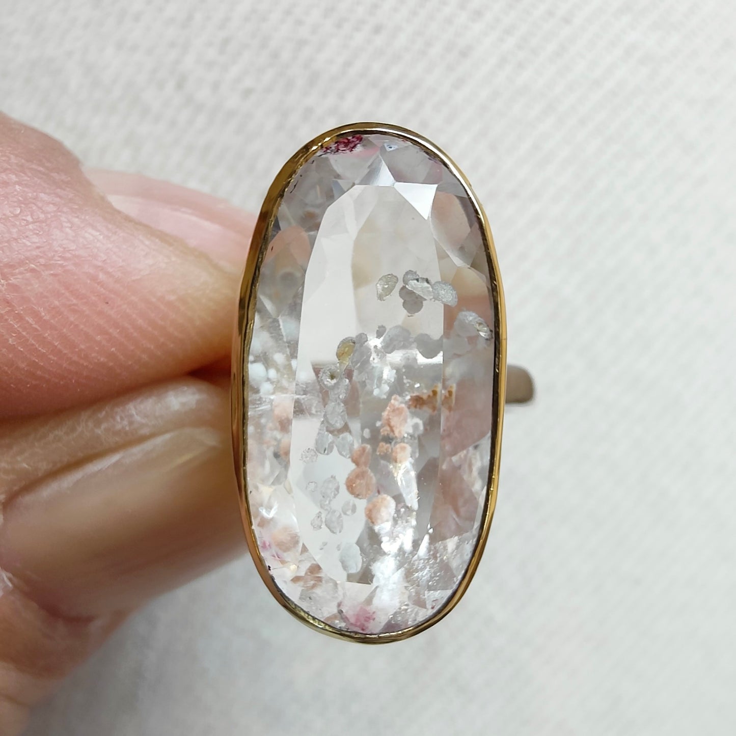 Bague Cristobalite rose