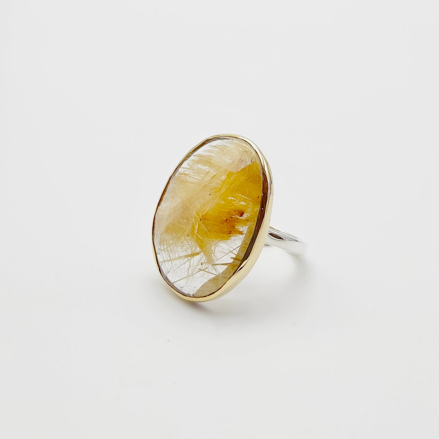 Bague Rutile doré